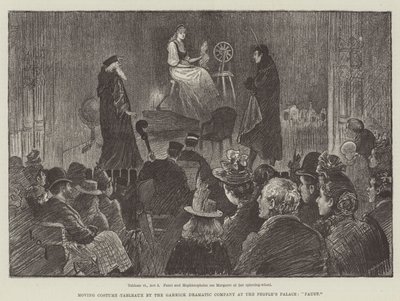 Moving Costume Tableaux by the Garrick Dramatic Company at the People